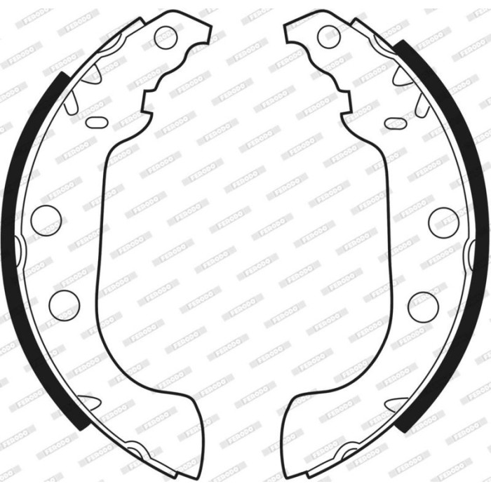 Ferodo FSB268 Bremsbackensatz PREMIER Ferodo FSB268 Bremsbackensatz PREMIER