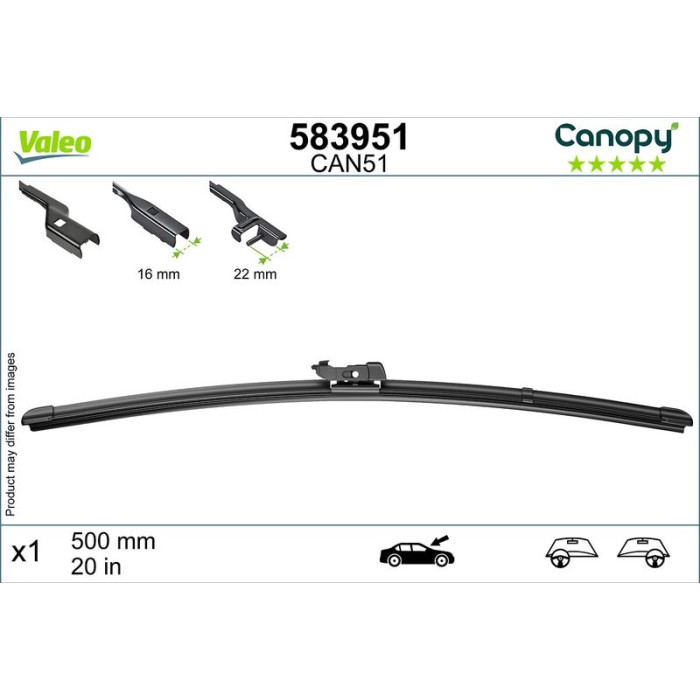 Valeo 583951 Wischblatt CANOPY