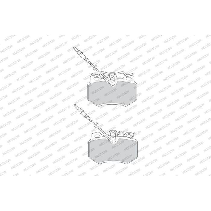 Ferodo FDB687 Bremsbelagsatz, Scheibenbremse PREMIER ECO FRICTION Ferodo FDB687 Bremsbelagsatz, Scheibenbremse PREMIER ECO FRICTION