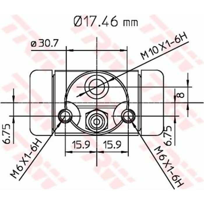 TRW BWA130 Radbremszylinder TRW BWA130 Radbremszylinder