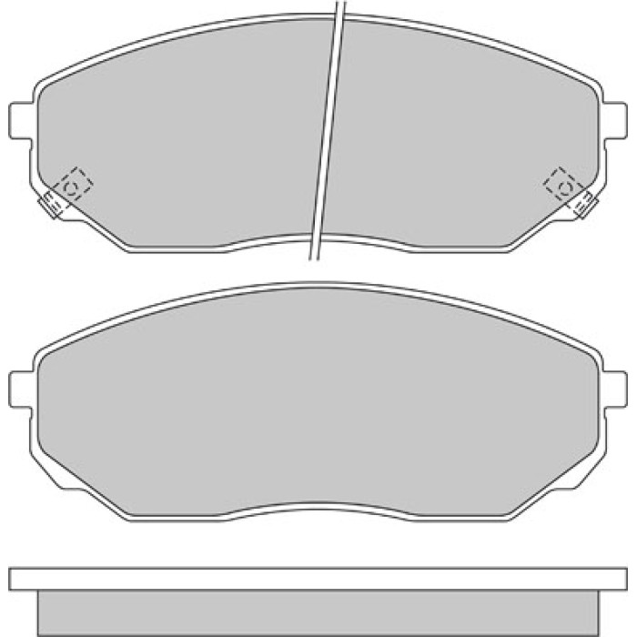 Metzger 1170297 Bremsbelagsatz, Scheibenbremse