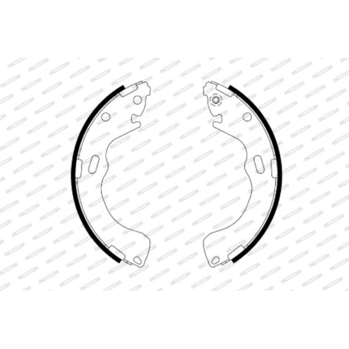 Ferodo FSB587 Bremsbackensatz PREMIER Ferodo FSB587 Bremsbackensatz PREMIER