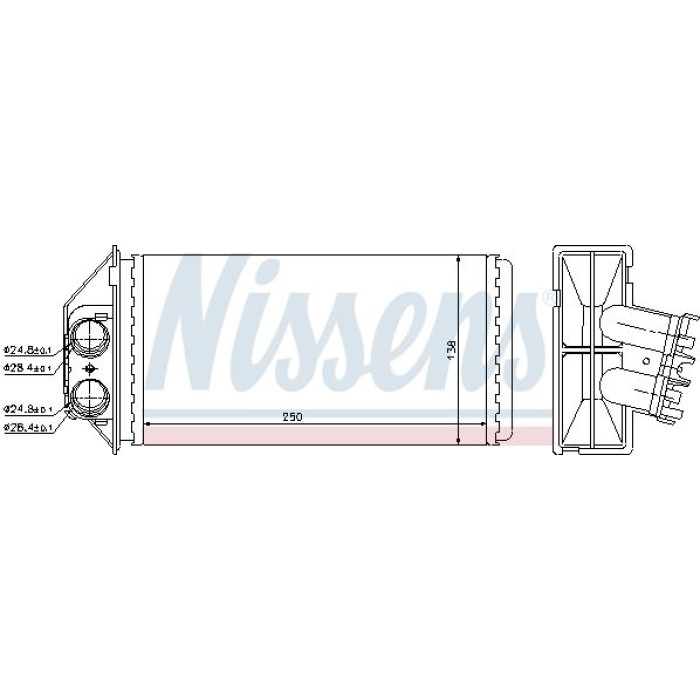 Nissens 72944 Wärmetauscher, Innenraumheizung Nissens 72944 Wärmetauscher, Innenraumheizung
