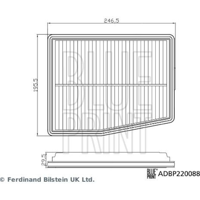 Blue Print ADBP220088 Luftfilter