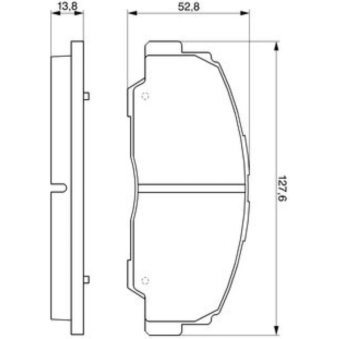 BOSCH 0 986 424 297 Bremsbelagsatz, Scheibenbremse BOSCH 0 986 424 297 Bremsbelagsatz, Scheibenbremse