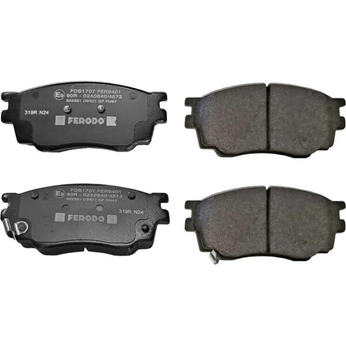 Ferodo FDB1707 Bremsbelagsatz, Scheibenbremse PREMIER ECO FRICTION Ferodo FDB1707 Bremsbelagsatz, Scheibenbremse PREMIER ECO FRICTION