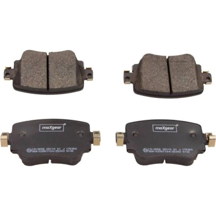 Maxgear 19-3058 Bremsbelagsatz, Scheibenbremse