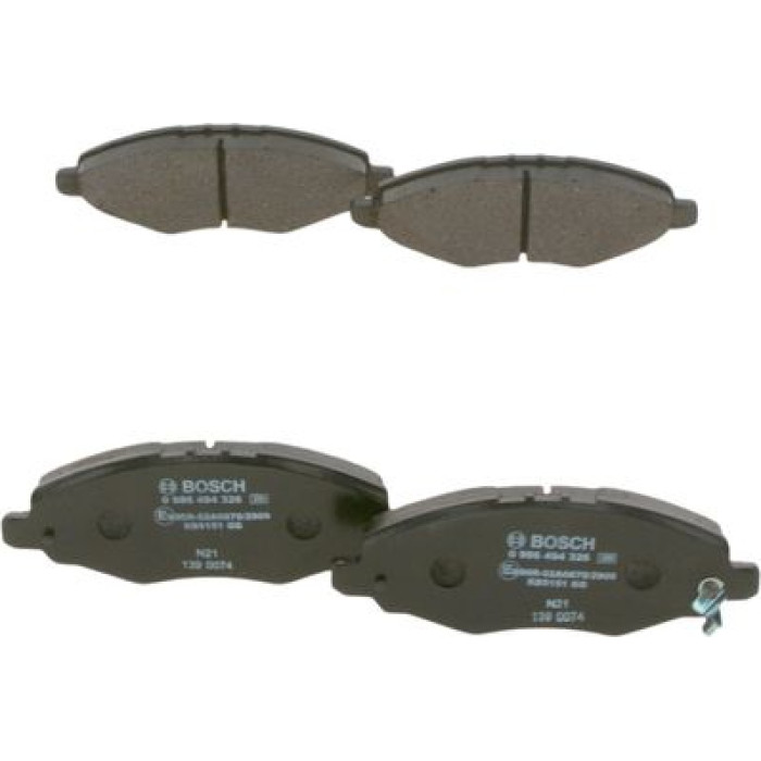 BOSCH 0 986 494 326 Bremsbelagsatz, Scheibenbremse BOSCH 0 986 494 326 Bremsbelagsatz, Scheibenbremse