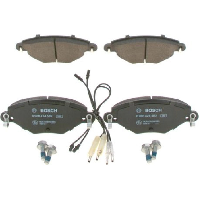 BOSCH 0 986 424 582 Bremsbelagsatz, Scheibenbremse