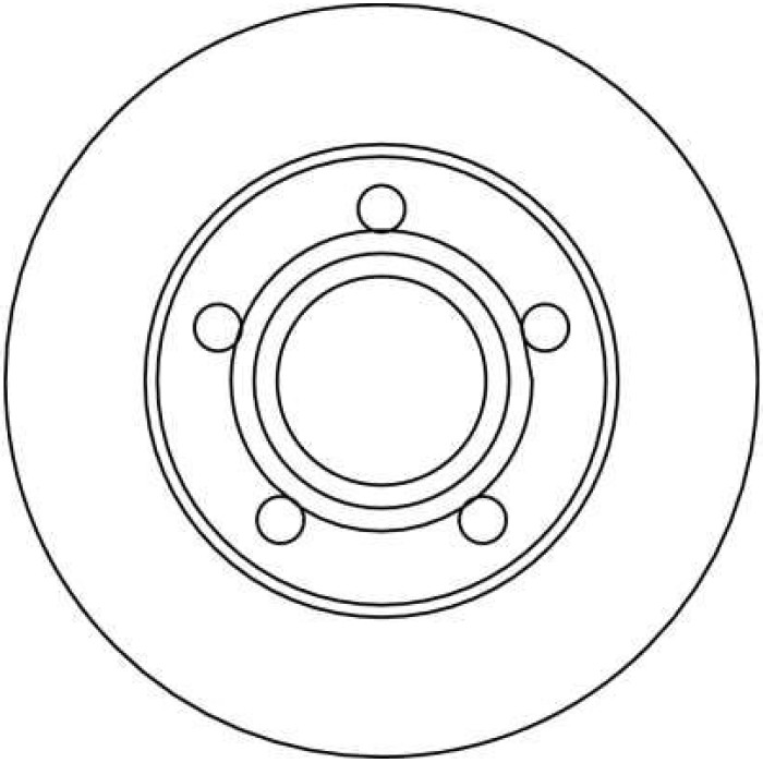 TRW DF4038 Bremsscheibe