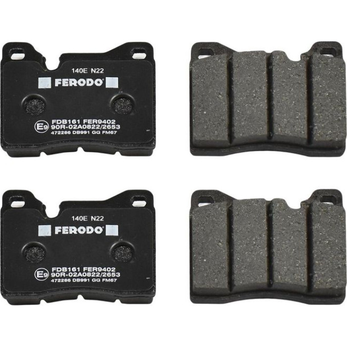 Ferodo FDB161 Bremsbelagsatz, Scheibenbremse PREMIER ECO FRICTION Ferodo FDB161 Bremsbelagsatz, Scheibenbremse PREMIER ECO FRICTION