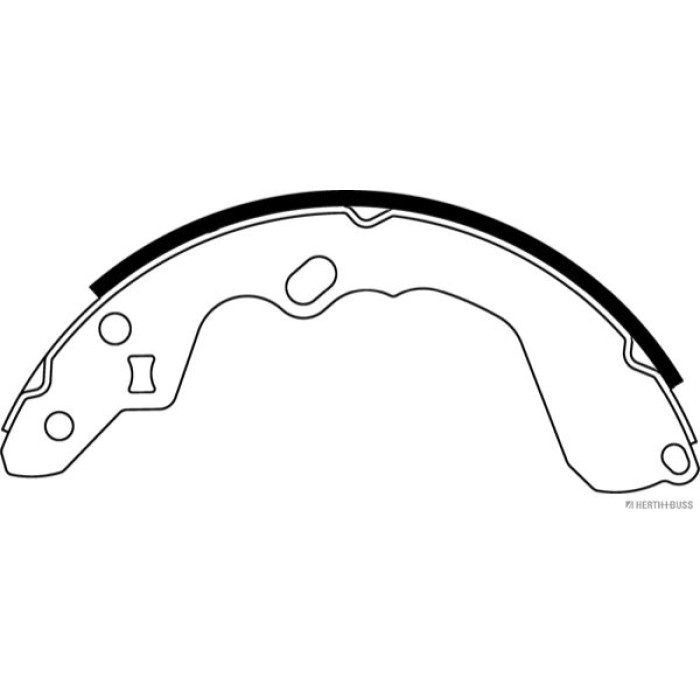 Herth+Buss Jakoparts J3500319 Bremsbackensatz Herth+Buss Jakoparts J3500319 Bremsbackensatz