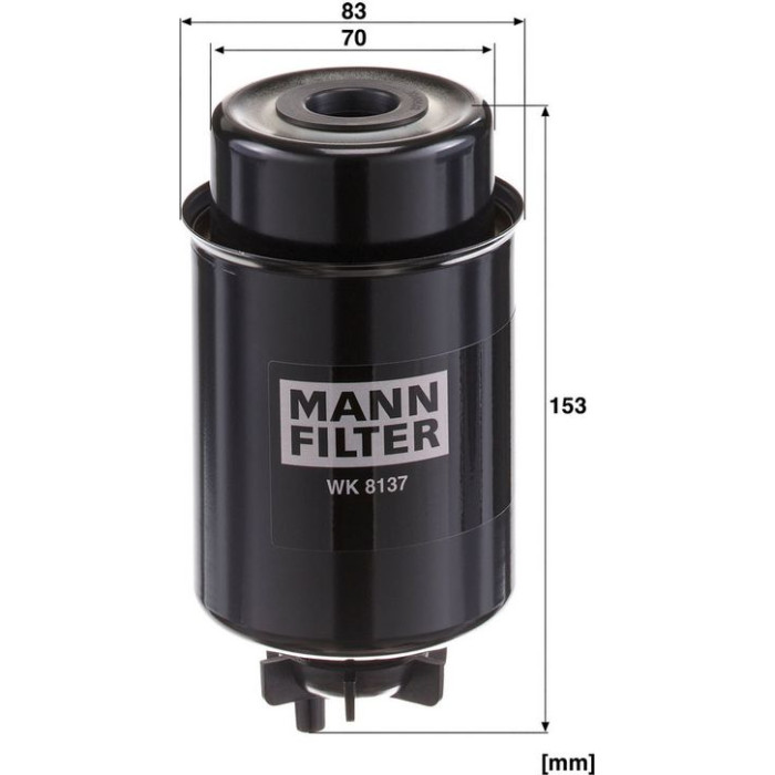 Mann-Filter WK 8137 Kraftstofffilter Mann-Filter WK 8137 Kraftstofffilter