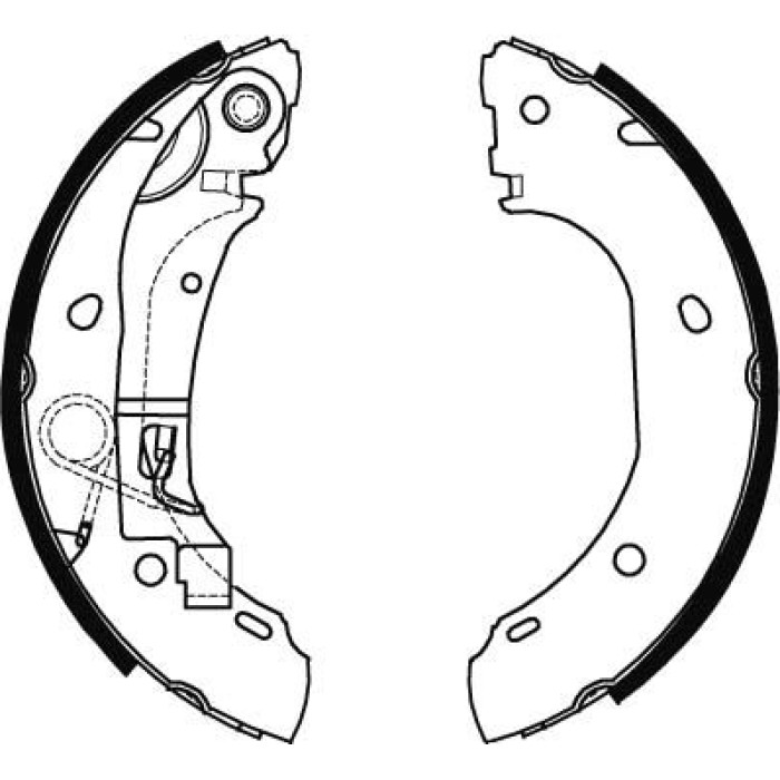 TRW GS8472 Bremsbackensatz