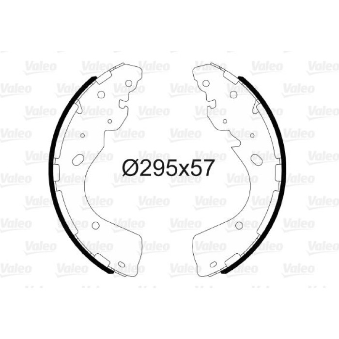 Valeo 564194 Bremsbackensatz Valeo 564194 Bremsbackensatz