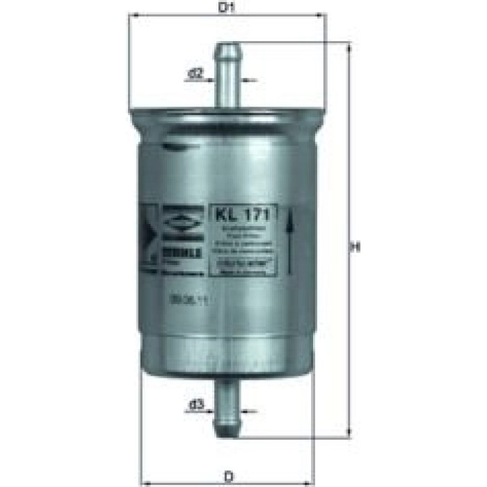 Knecht KL 171 Kraftstofffilter