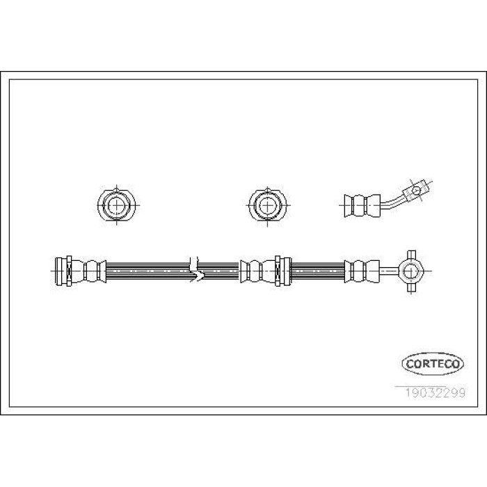 Corteco 19032299 Bremsschlauch