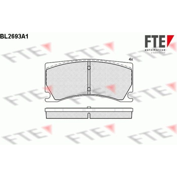 FTE 9010922 Bremsbelagsatz, Scheibenbremse FTE 9010922 Bremsbelagsatz, Scheibenbremse
