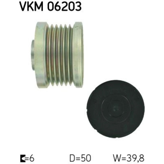 SKF VKM 06203 Generatorfreilauf SKF VKM 06203 Generatorfreilauf