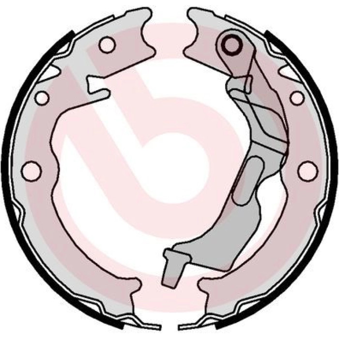 Brembo S 10 520 Bremsbackensatz, Feststellbremse ESSENTIAL LINE Brembo S 10 520 Bremsbackensatz, Feststellbremse ESSENTIAL LINE
