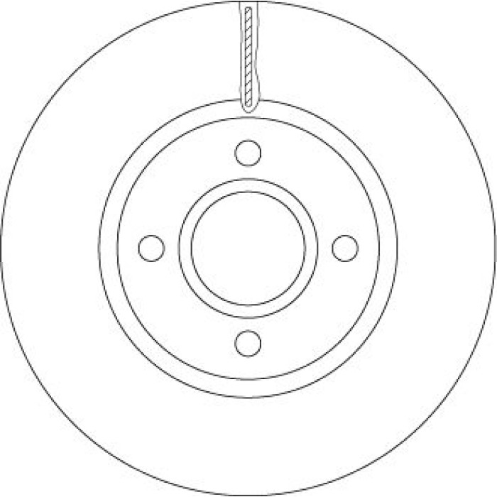 TRW DF6509 Bremsscheibe TRW DF6509 Bremsscheibe