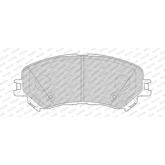 Ferodo FDB4869 Bremsbelagsatz, Scheibenbremse PREMIER ECO FRICTION Ferodo FDB4869 Bremsbelagsatz, Scheibenbremse PREMIER ECO FRICTION
