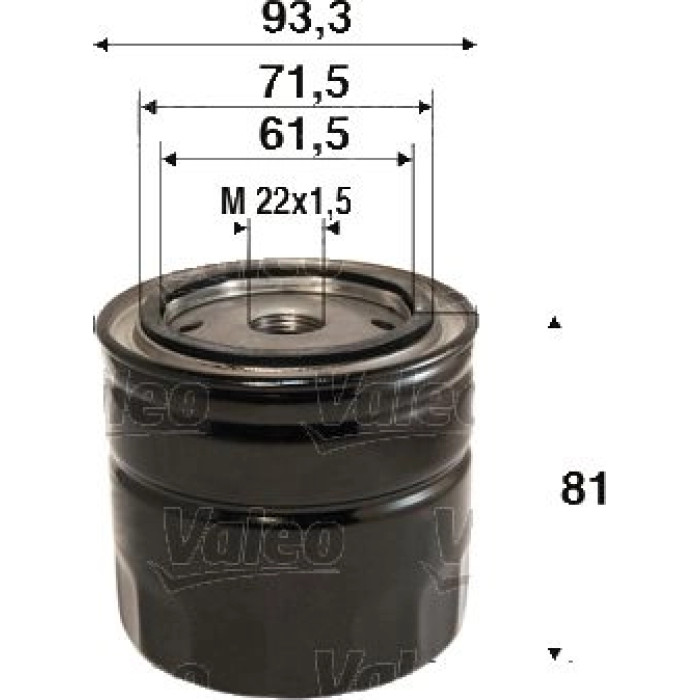 Valeo 586110 Ölfilter Valeo 586110 Ölfilter