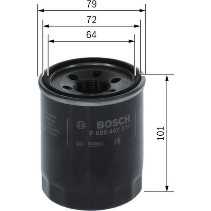 BOSCH F 026 407 311 Ölfilter BOSCH F 026 407 311 Ölfilter