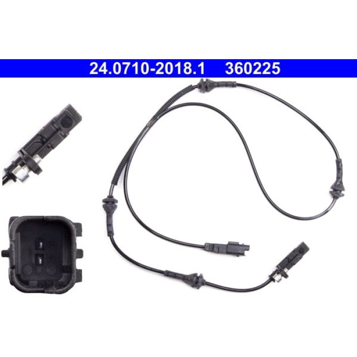 ATE 24.0710-2018.1 Sensor, Raddrehzahl ATE 24.0710-2018.1 Sensor, Raddrehzahl