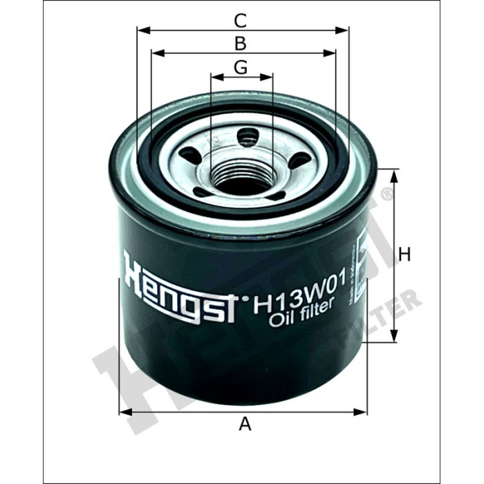 Hengst Filter H13W01 Ölfilter