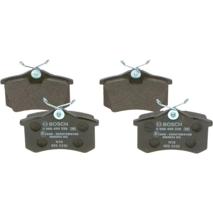 BOSCH 0 986 495 226 Bremsbelagsatz, Scheibenbremse BOSCH 0 986 495 226 Bremsbelagsatz, Scheibenbremse