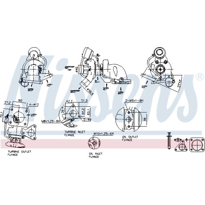 Nissens Turbolader 93075 Nissens Turbolader 93075