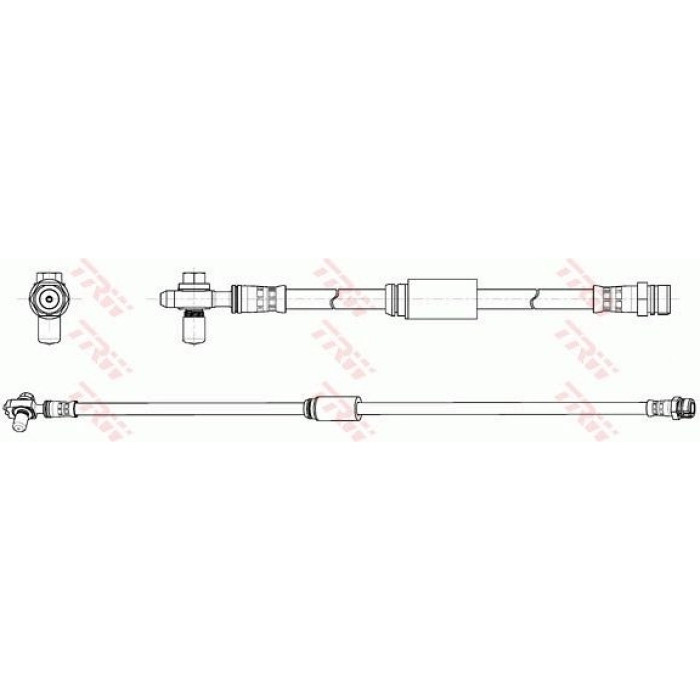 TRW PHD1163 Bremsschlauch