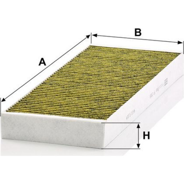 MANN-FILTER FP 3959 Innenraumfilter FreciousPlus Aktivkohlefilter mit Polyphenol, antibakteriell, Feinstaubfilter (PM 2.5)