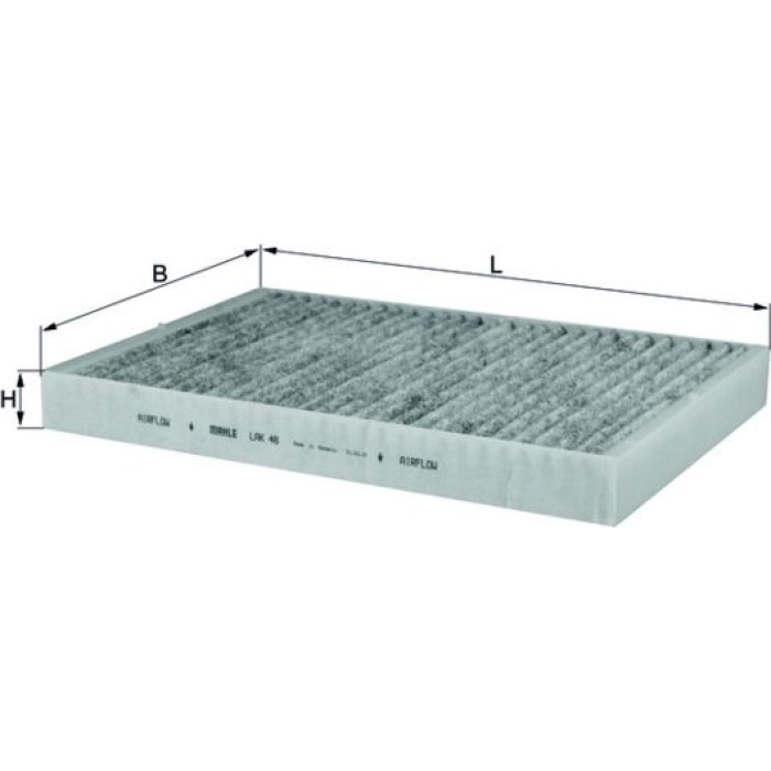 Knecht LAK 46 Filter, Innenraumluft Knecht LAK 46 Filter, Innenraumluft
