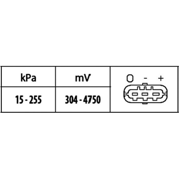 Hella 6PP 009 400-451 Sensor, Ladedruck Hella 6PP 009 400-451 Sensor, Ladedruck