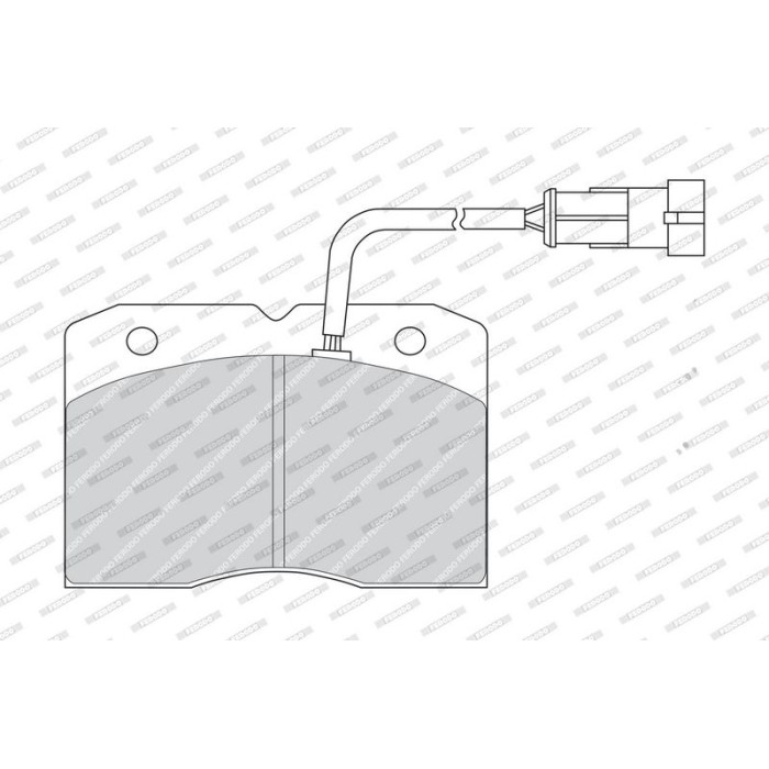 Ferodo FVR1353 Bremsbelagsatz, Scheibenbremse PREMIER ECO FRICTION