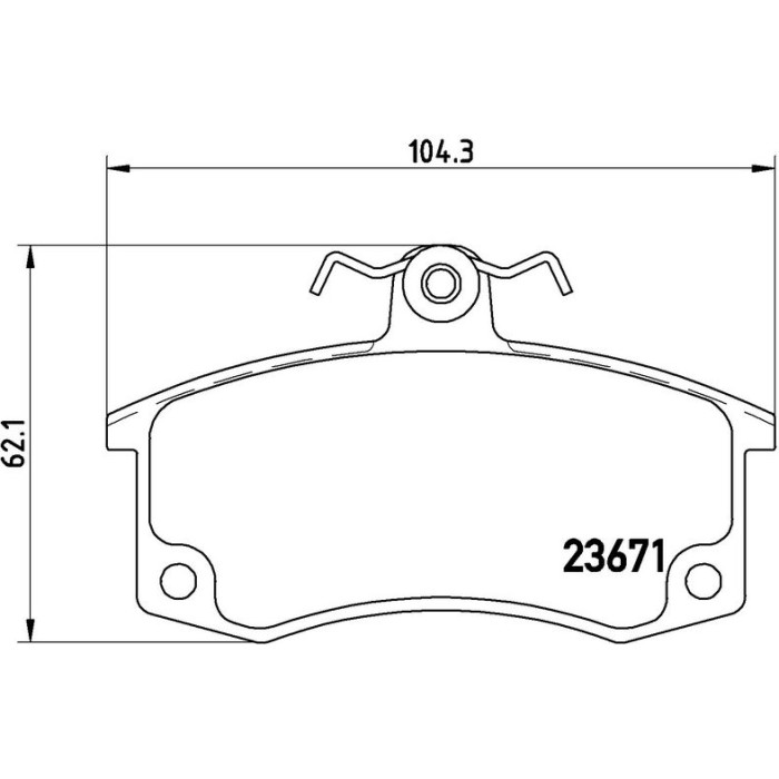 Brembo P 41 004 Bremsbelagsatz, Scheibenbremse PRIME LINE Brembo P 41 004 Bremsbelagsatz, Scheibenbremse PRIME LINE