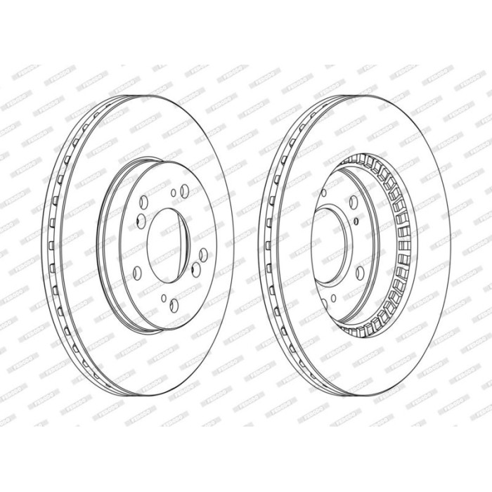 Ferodo DDF829C Bremsscheibe PREMIER