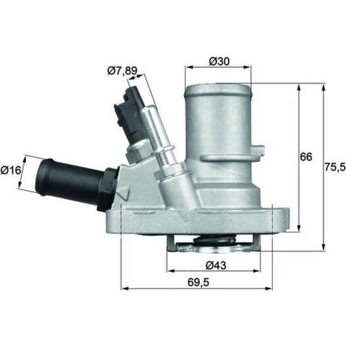 Mahle TI 144 88 Thermostat, Kühlmittel BEHR Mahle TI 144 88 Thermostat, Kühlmittel BEHR