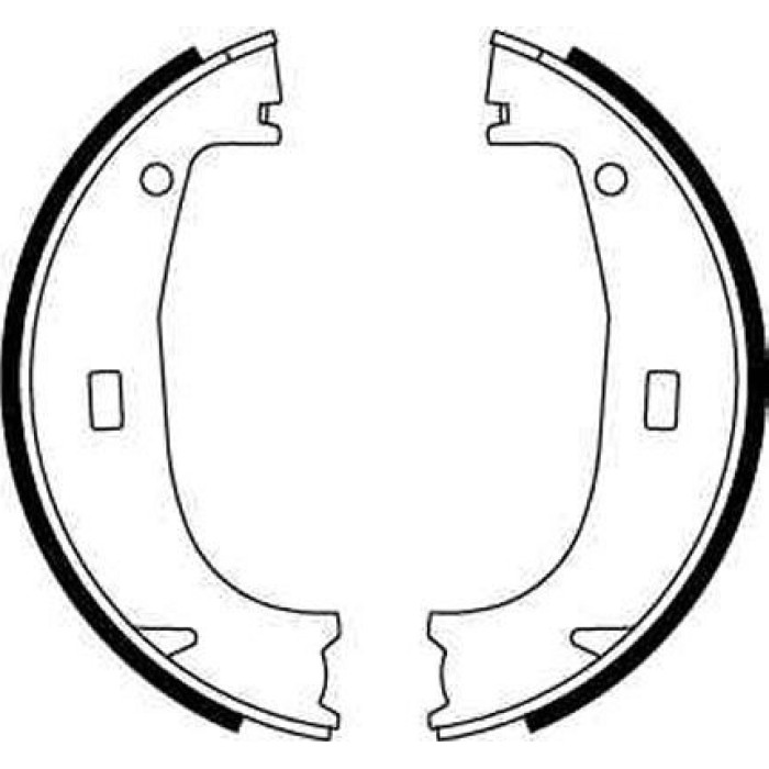 TRW GS8594 Bremsbackensatz, Feststellbremse