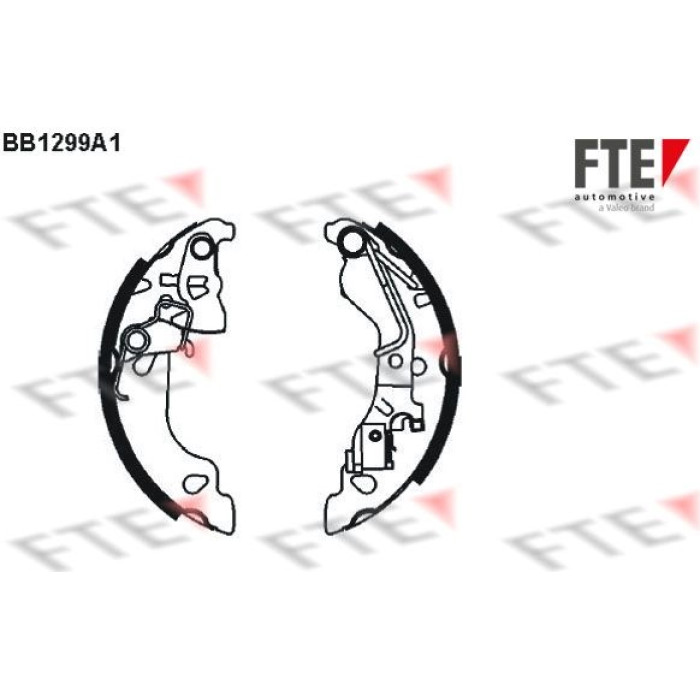 FTE 9100069 Bremsbackensatz FTE 9100069 Bremsbackensatz
