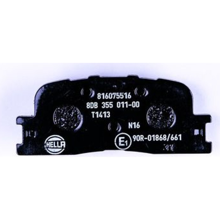 Hella 8DB 355 011-001 Bremsbelagsatz, Scheibenbremse Hella 8DB 355 011-001 Bremsbelagsatz, Scheibenbremse