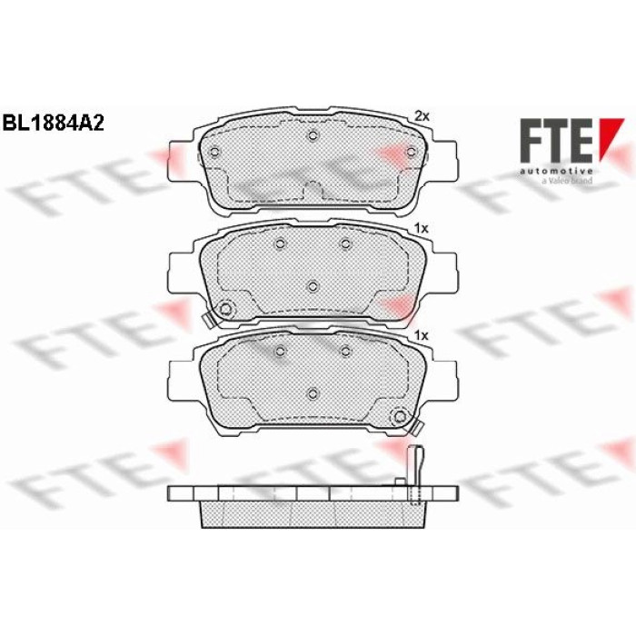 FTE 9010469 Bremsbelagsatz, Scheibenbremse FTE 9010469 Bremsbelagsatz, Scheibenbremse