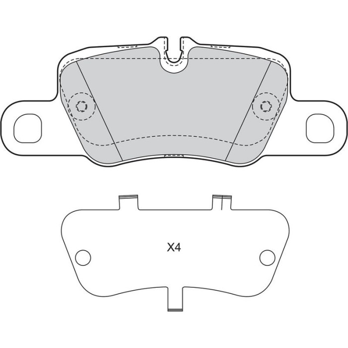 Valeo 601513 Bremsbelagsatz, Scheibenbremse