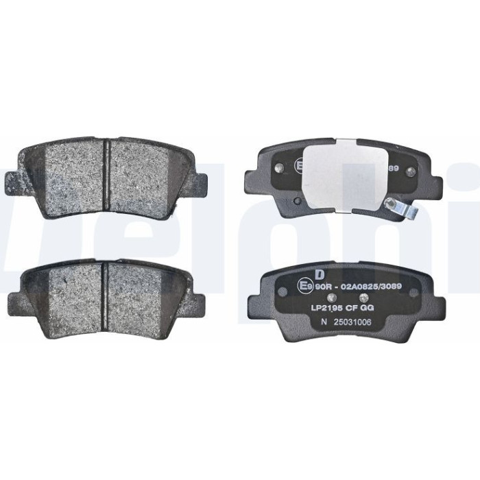 Delphi LP2195 Bremsbelagsatz, Scheibenbremse Delphi LP2195 Bremsbelagsatz, Scheibenbremse