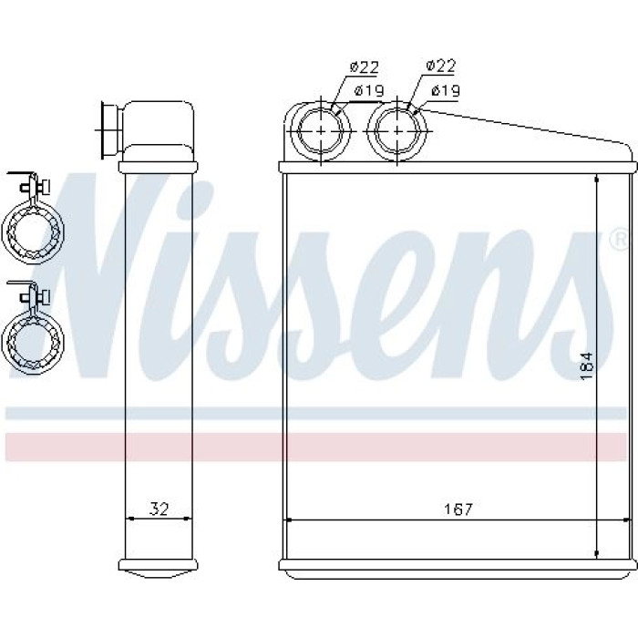Nissens 72047 Wärmetauscher, Innenraumheizung Nissens 72047 Wärmetauscher, Innenraumheizung