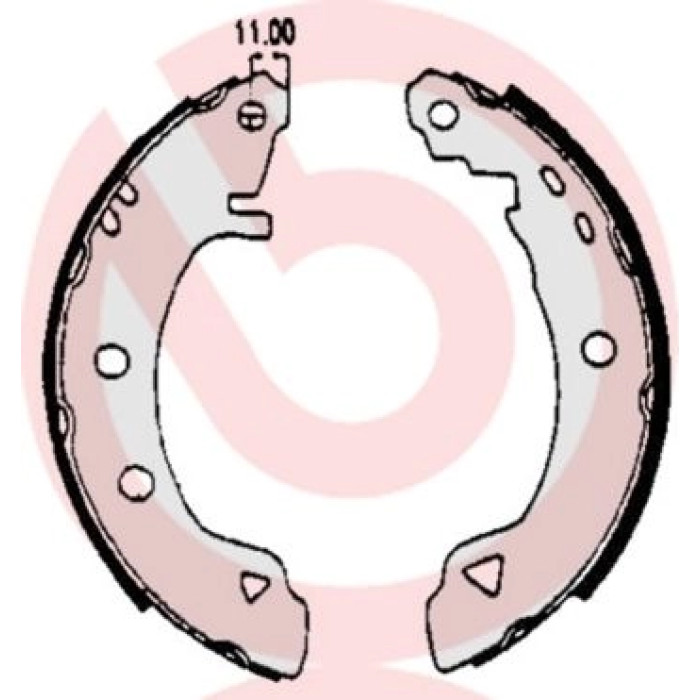 Brembo S 23 508 Bremsbackensatz ESSENTIAL LINE Brembo S 23 508 Bremsbackensatz ESSENTIAL LINE