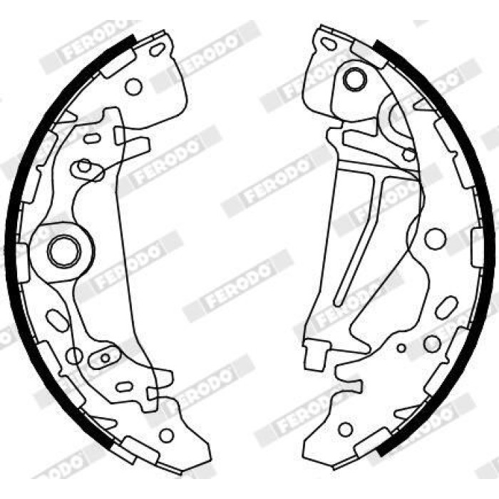 Ferodo FSB4096 Bremsbackensatz PREMIER Ferodo FSB4096 Bremsbackensatz PREMIER