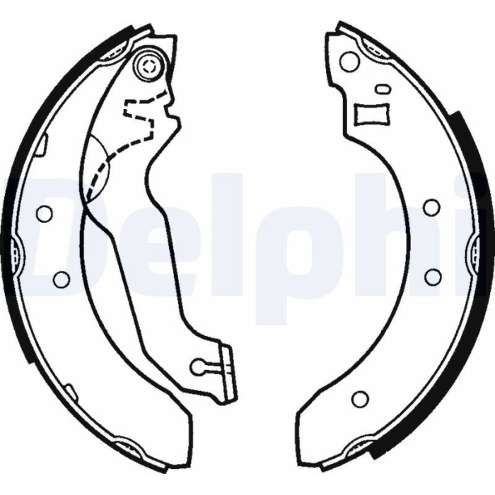 Delphi LS1249 Bremsbackensatz